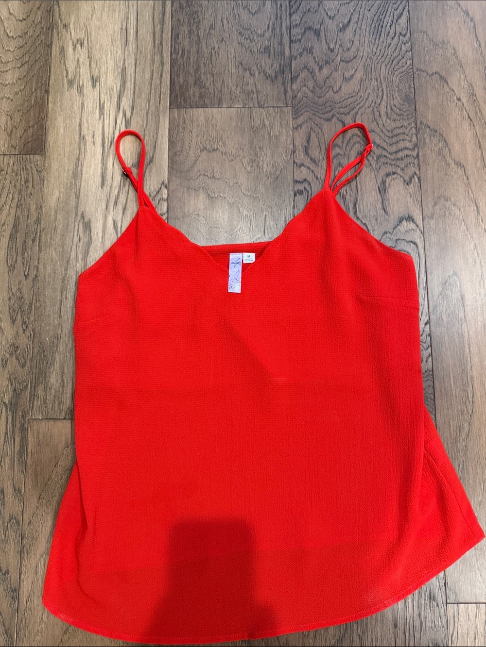 Bright Red Women’s Spaghetti Strap Cami Top size medium